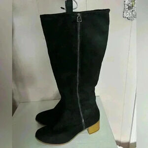 Journey‎ & Crew Womens Sz 8.5 Faux Suede Boot Just Below the Knee